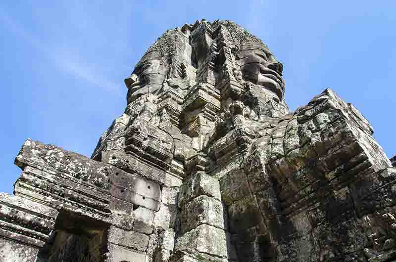 59 - Camboya - Angkor - ciudad de Angkor Thom - templo de Bayon